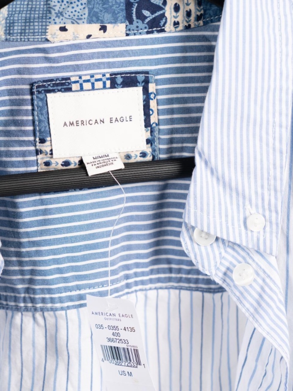 American Eagle cropped button down - Picture 3 of 4